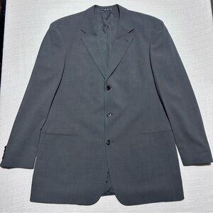 Hugo Boss Einstein Sigma Gray Blazer 44L Mens 100% Wool Sport Coat USA Made
